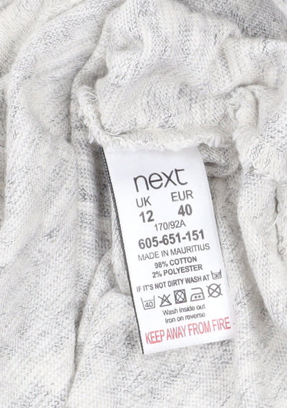 Womens UK Size 12 NEXT Grey Pullover Sweatshirt