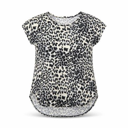 Womens UK Size L Cool Melon Black Basic T-Shirt