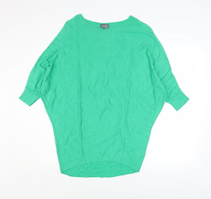 Womens UK Size XS Phase Eight Green Batwing Jumper