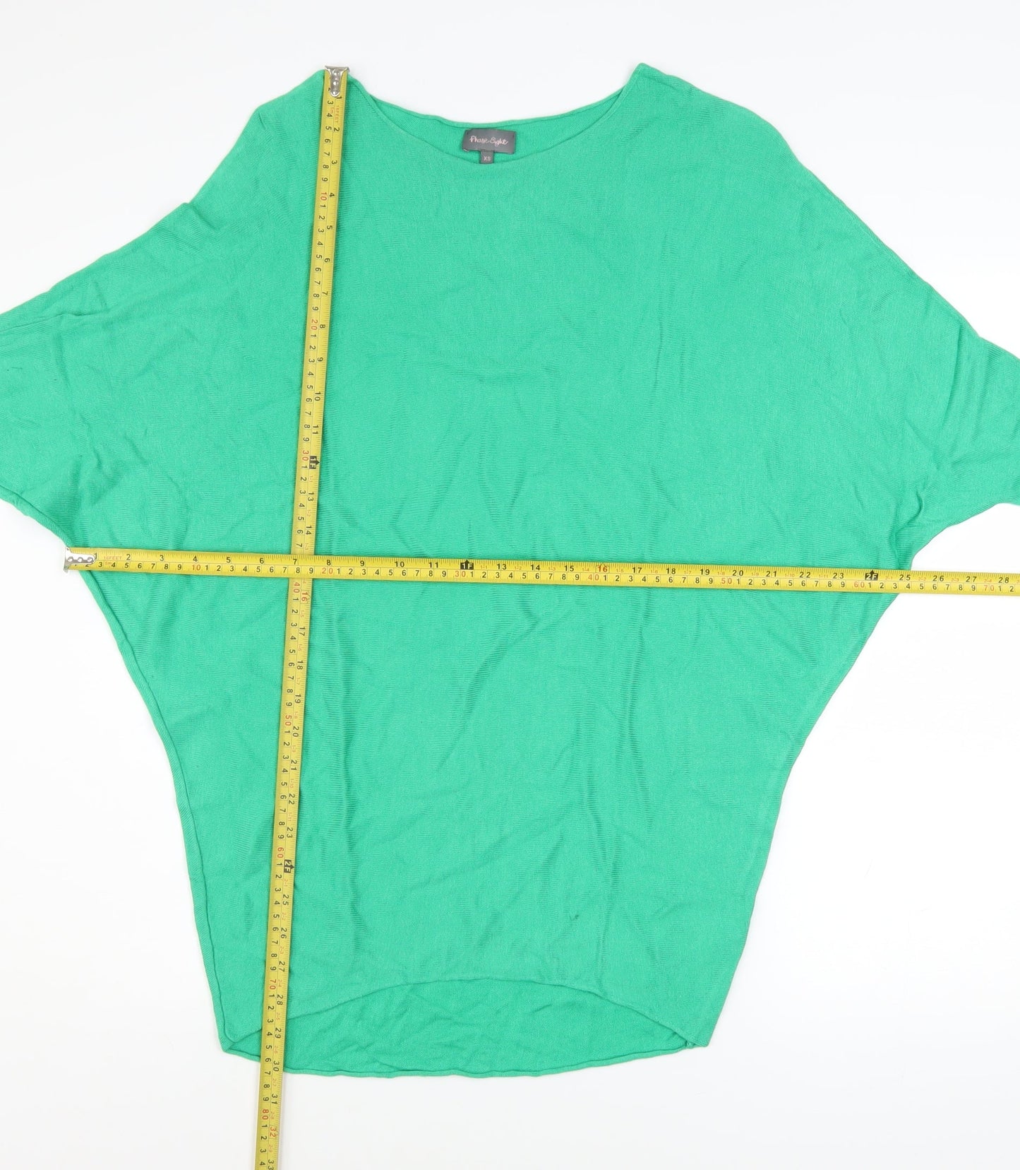 Womens UK Size XS Phase Eight Green Batwing Jumper