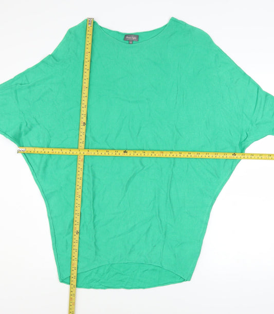 Womens UK Size XS Phase Eight Green Batwing Jumper