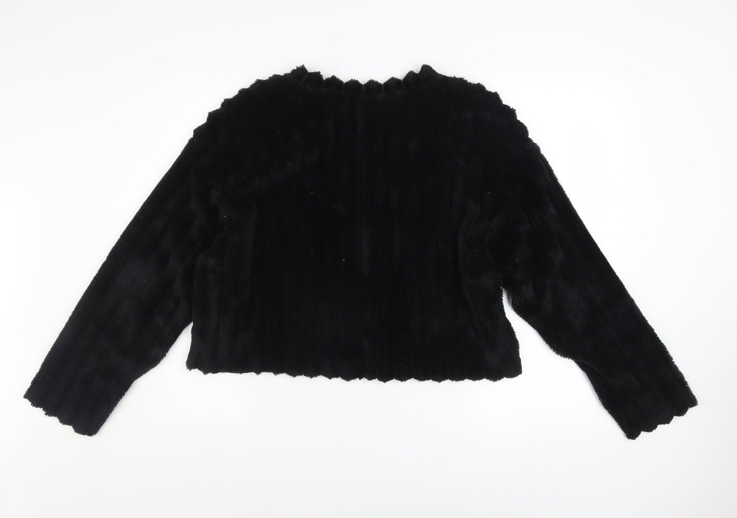 Womens UK Size M Zara Black Pullover Sweatshirt