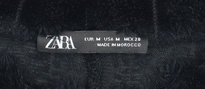 Womens UK Size M Zara Black Pullover Sweatshirt
