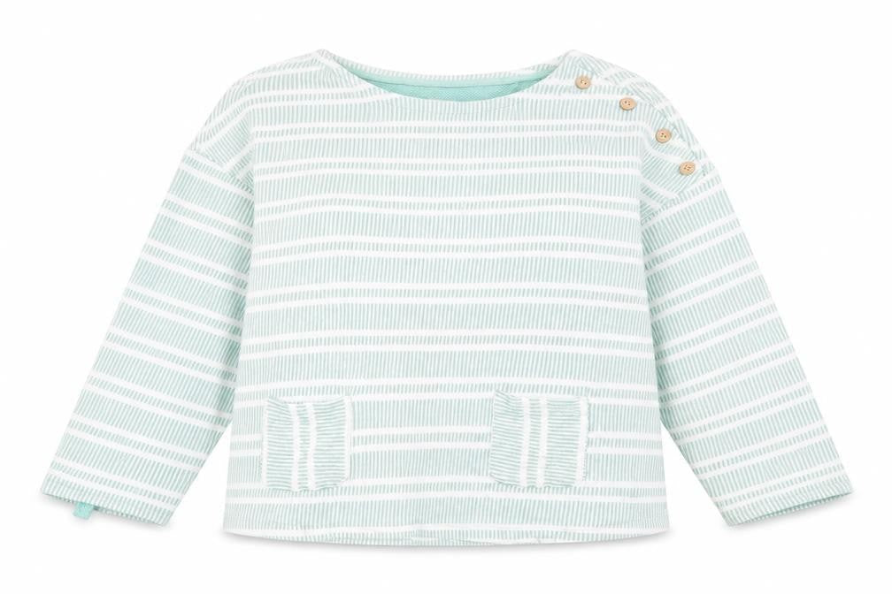 Womens UK Size 20 Mantaray Green Pullover Sweatshirt