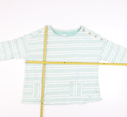 Womens UK Size 20 Mantaray Green Pullover Sweatshirt