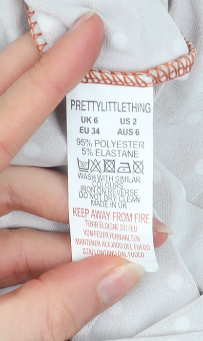 Womens UK Size 6 PRETTYLITTLETHING Bodycon Dress
