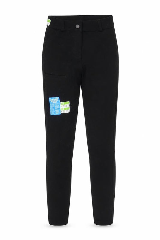 Womens UK Size XS DECATHLON Slim Fit Riding Black Trousers
