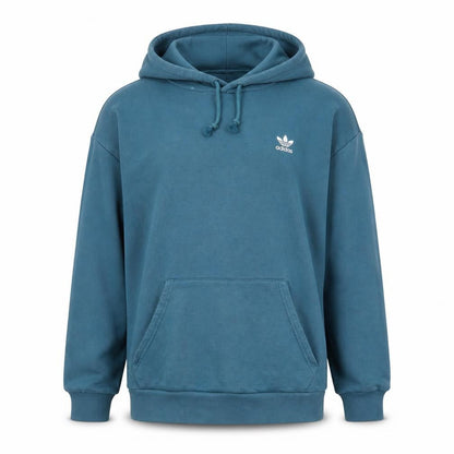 Mens UK Size L adidas Blue Pullover Hoodie