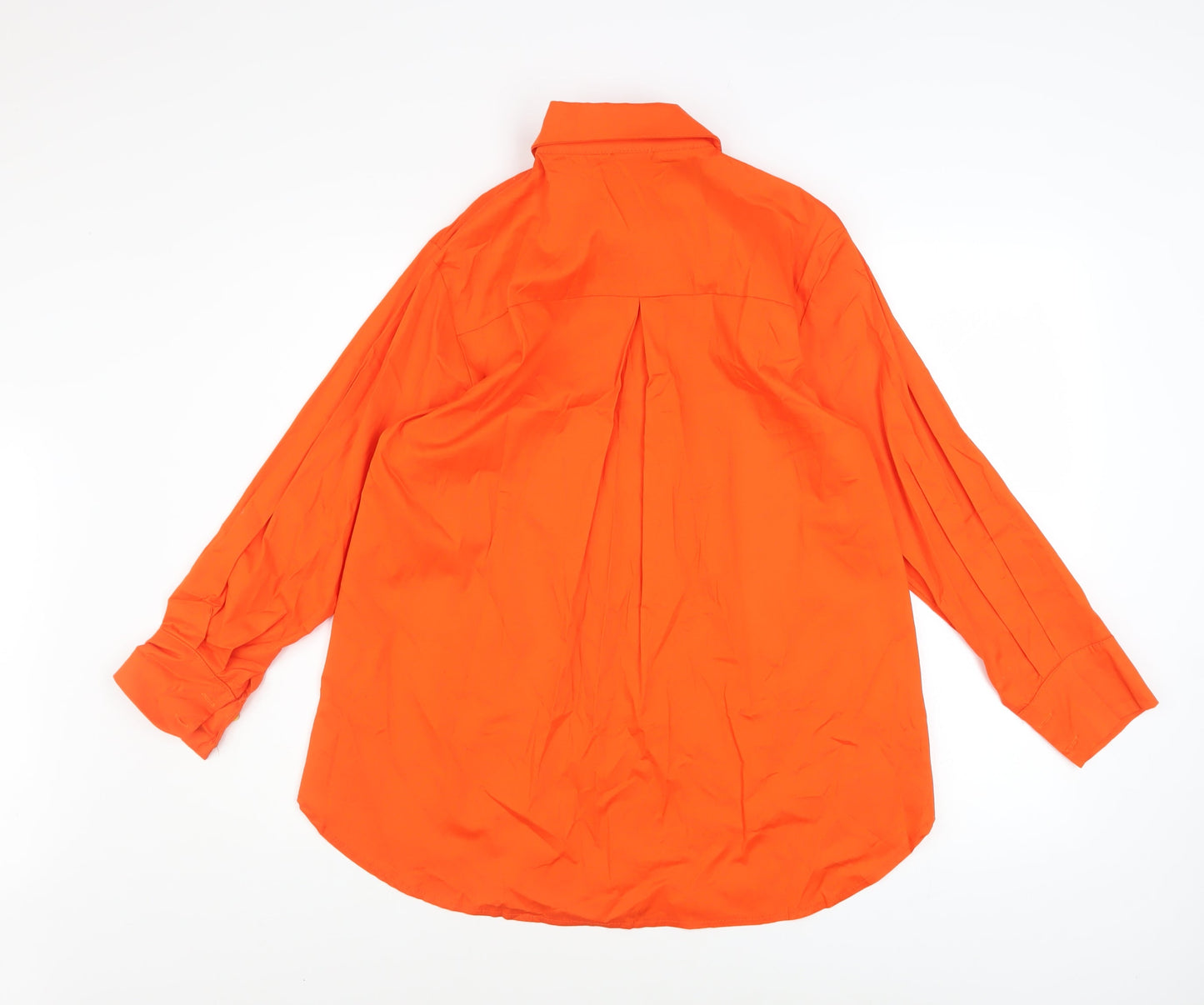 Womens UK Size 8 I SAW IT FIRST Orange Basic Button-Up
