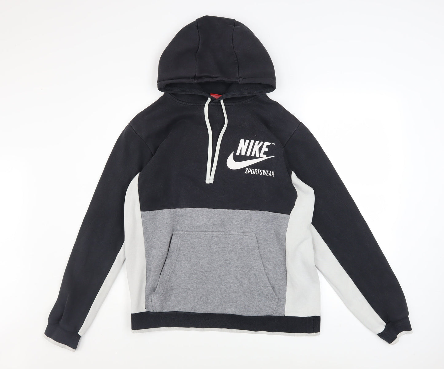 Mens UK Size M Nike Black Pullover Hoodie