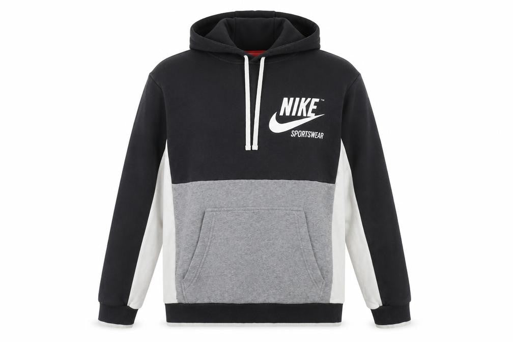 Mens UK Size M Nike Black Pullover Hoodie