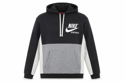 Mens UK Size M Nike Black Pullover Hoodie