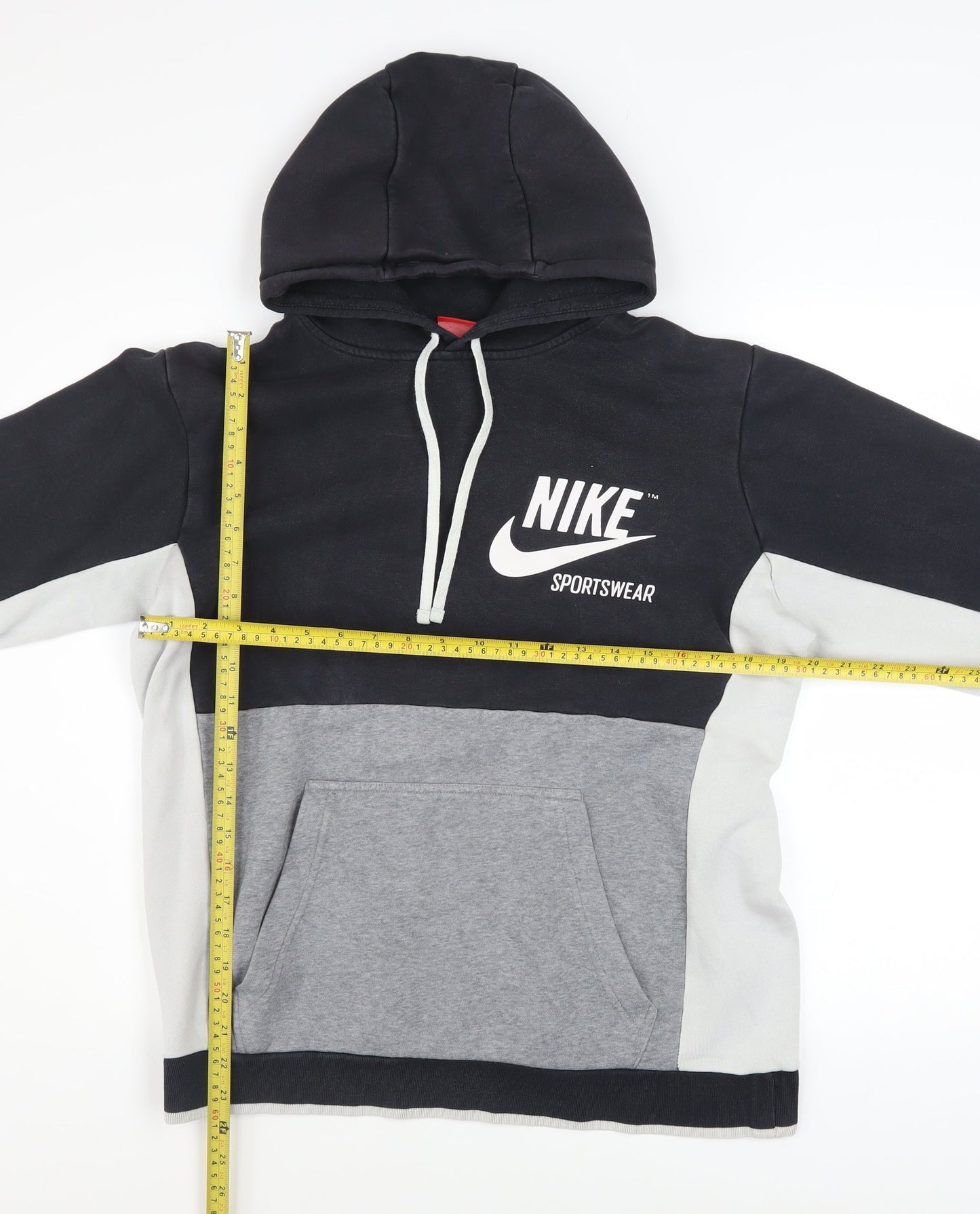 Mens UK Size M Nike Black Pullover Hoodie