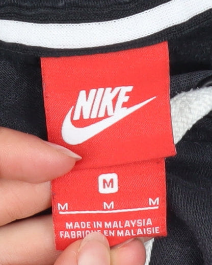 Mens UK Size M Nike Black Pullover Hoodie