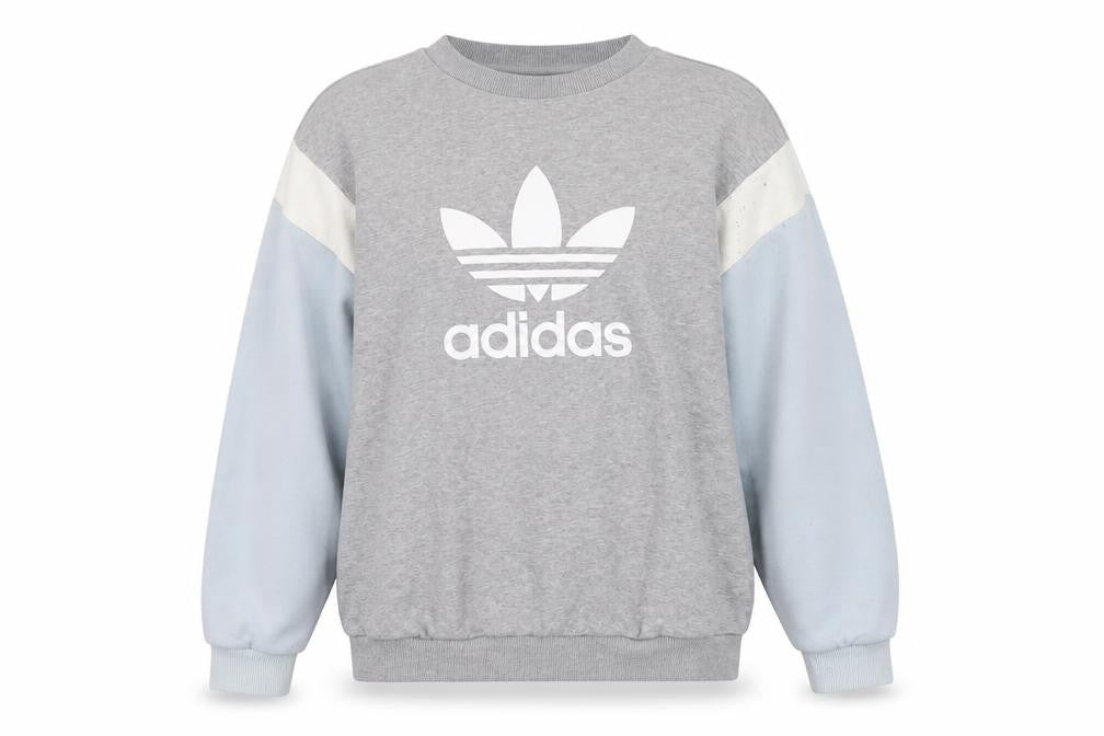 Womens UK Size 14 adidas Grey Pullover Sweatshirt
