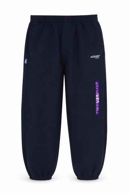Mens UK Size XL Azzurri Sport Regular Fit Sweatpants Blue Trousers