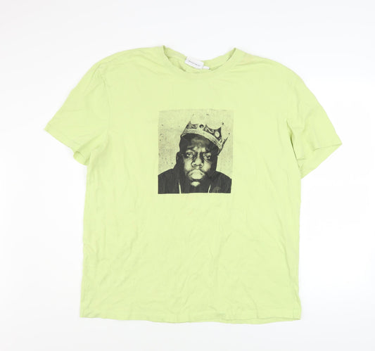 The Notorious B.I.G. Men's Green L Graphic Music T-Shirt