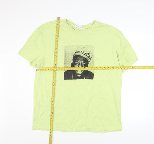 The Notorious B.I.G. Men's Green L Graphic Music T-Shirt