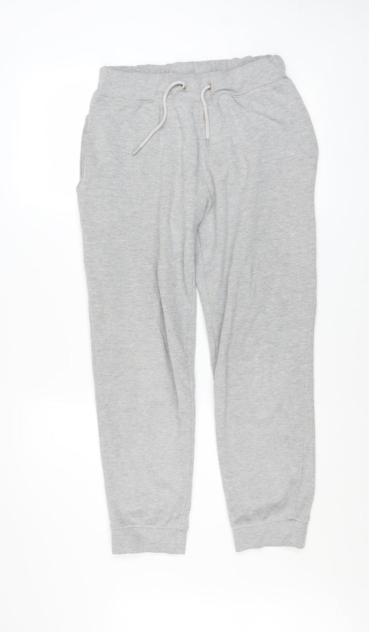 Topman Men's Grey Jogger Trousers Size S Regular Fit Elastic Waist