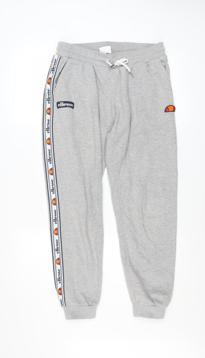 Womens UK Size 10 ellesse Regular Fit Jogger Grey Trousers