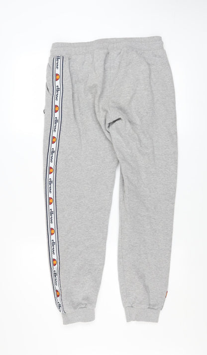 Womens UK Size 10 ellesse Regular Fit Jogger Grey Trousers