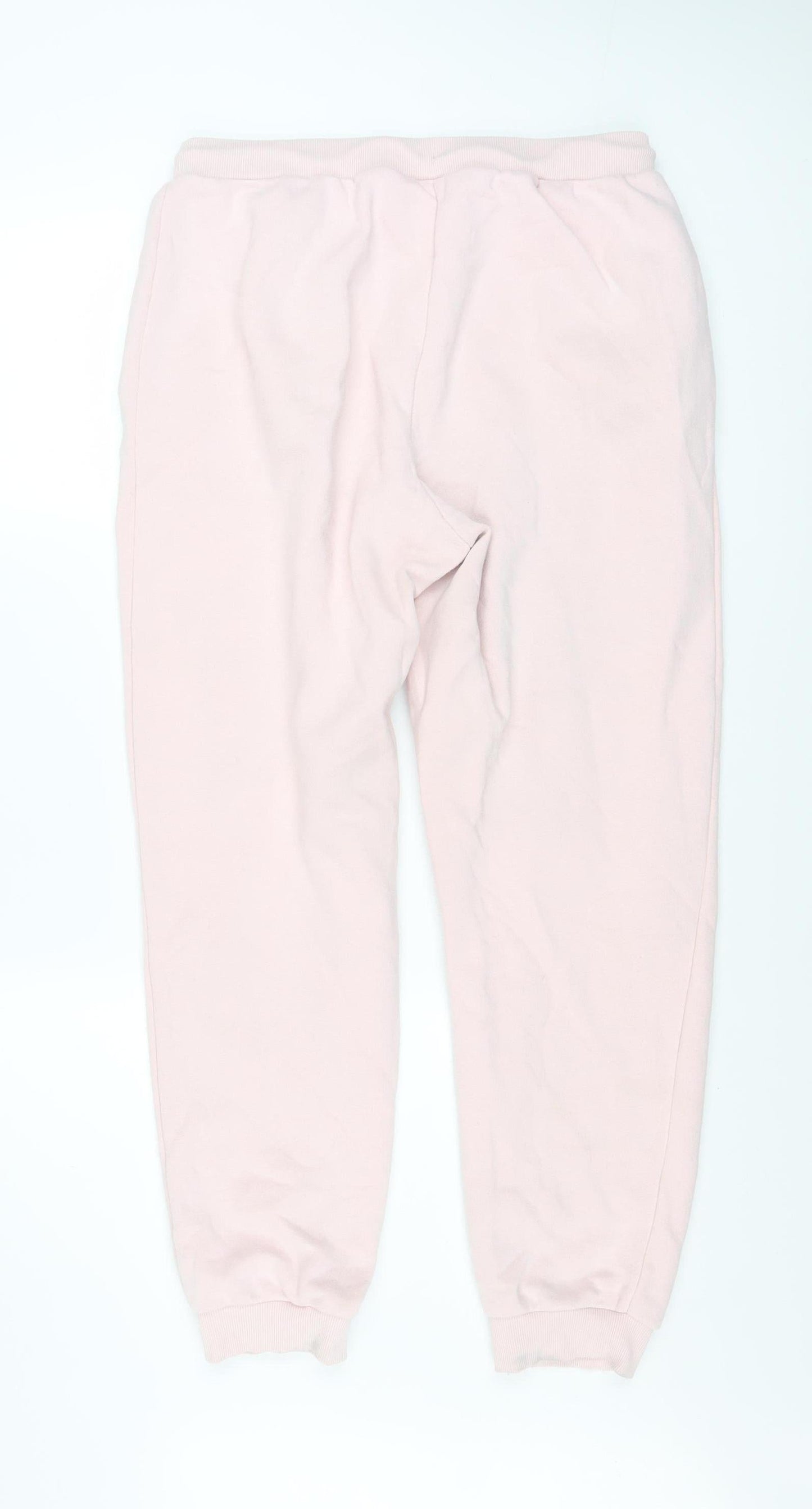 Womens UK Size 12 FILA Regular Fit Jogger Pink Trousers