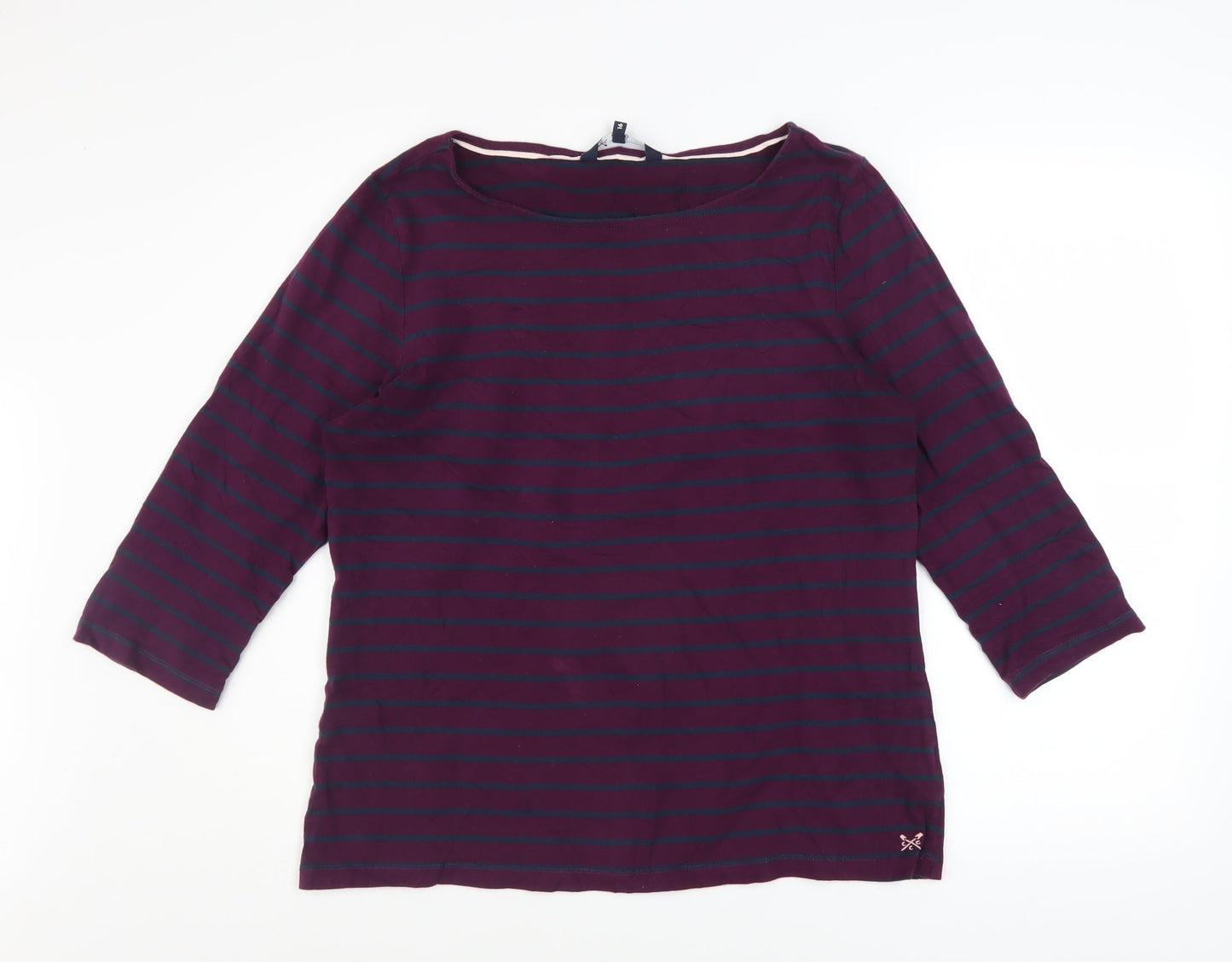 Womens UK Size 16 Crew Clothing Company Multicoloured Basic T-Shirt