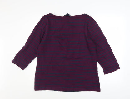 Womens UK Size 16 Crew Clothing Company Multicoloured Basic T-Shirt