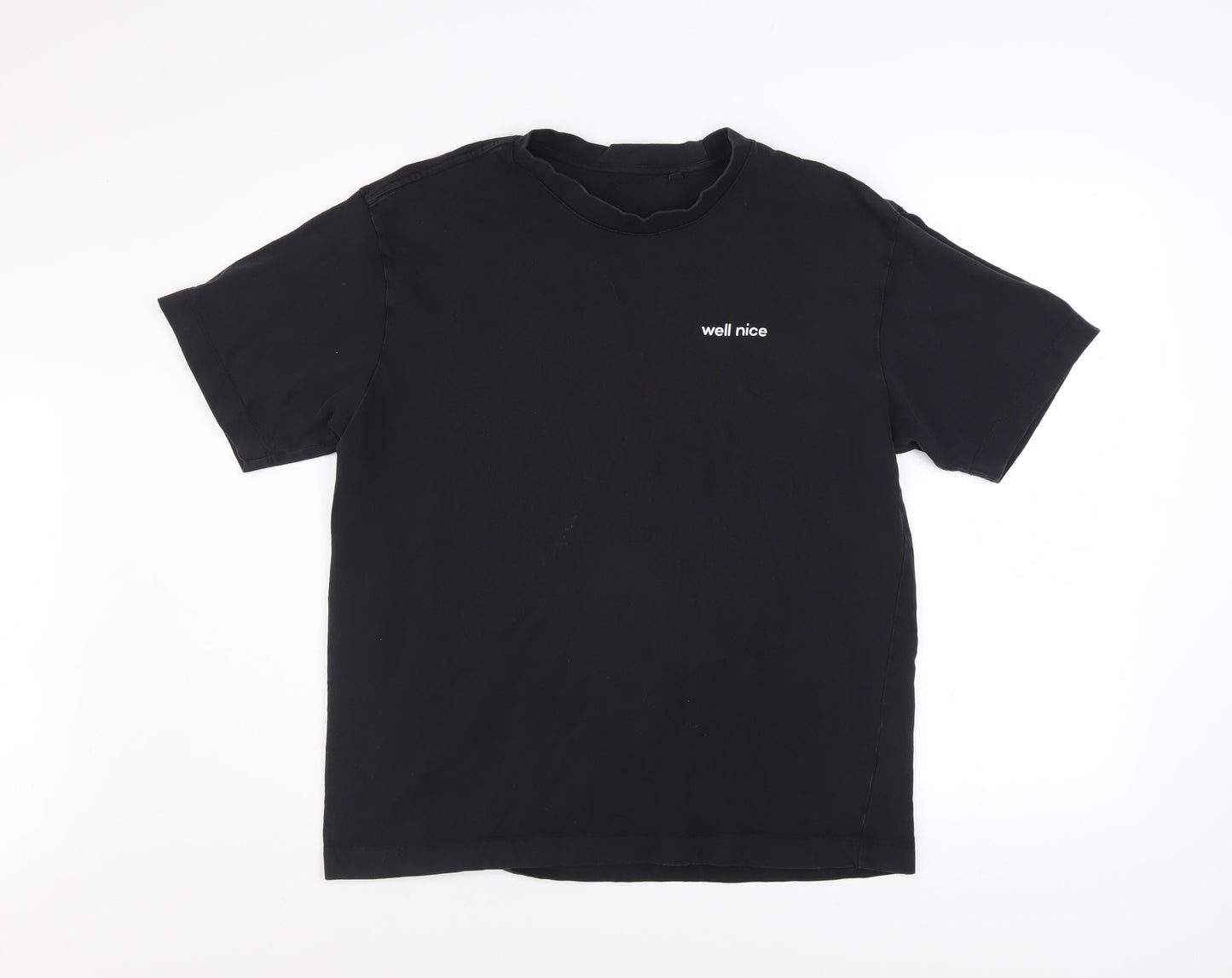 Mens UK Size L Anthem Black  T-Shirt