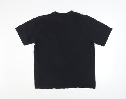 Mens UK Size L Anthem Black  T-Shirt