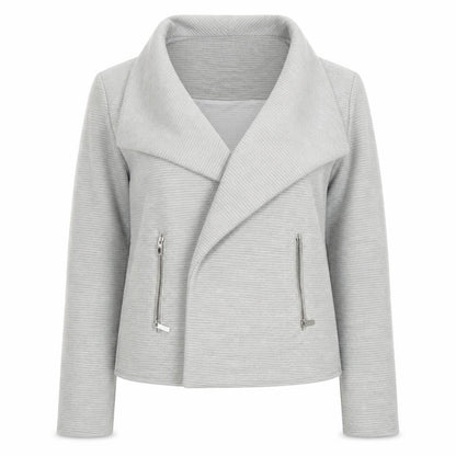 Womens UK Size S Episode Grey Biker Coat