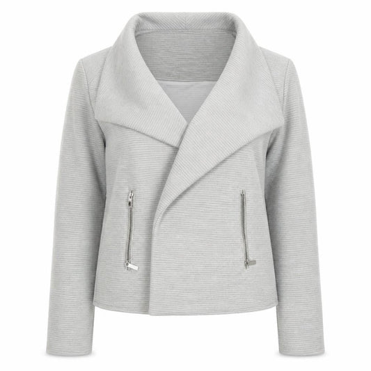 Womens UK Size S Episode Grey Biker Coat