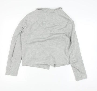 Womens UK Size S Episode Grey Biker Coat
