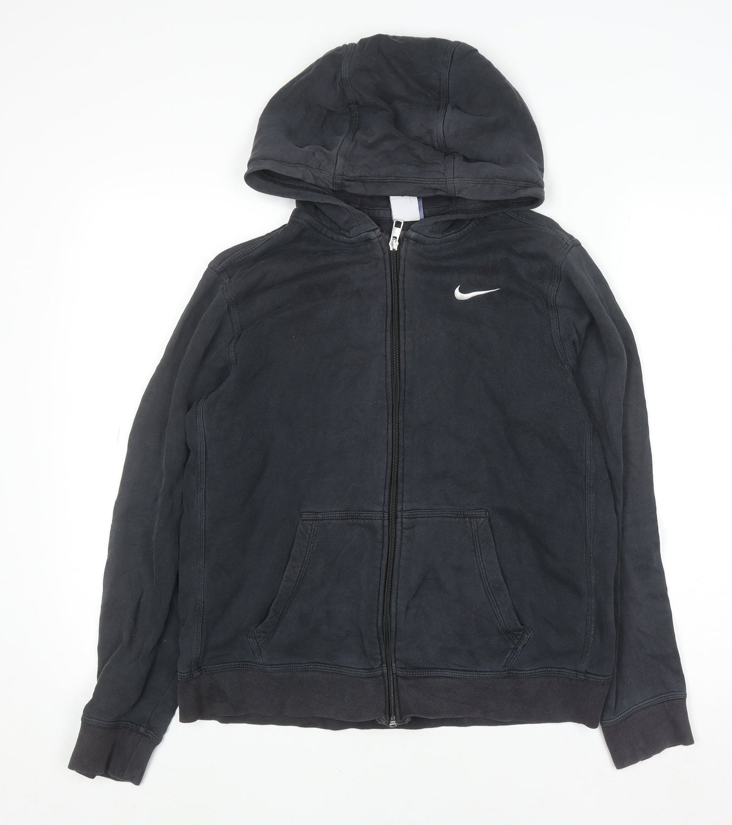 Teens UK Size XL Nike Black Full Zip Hoodie