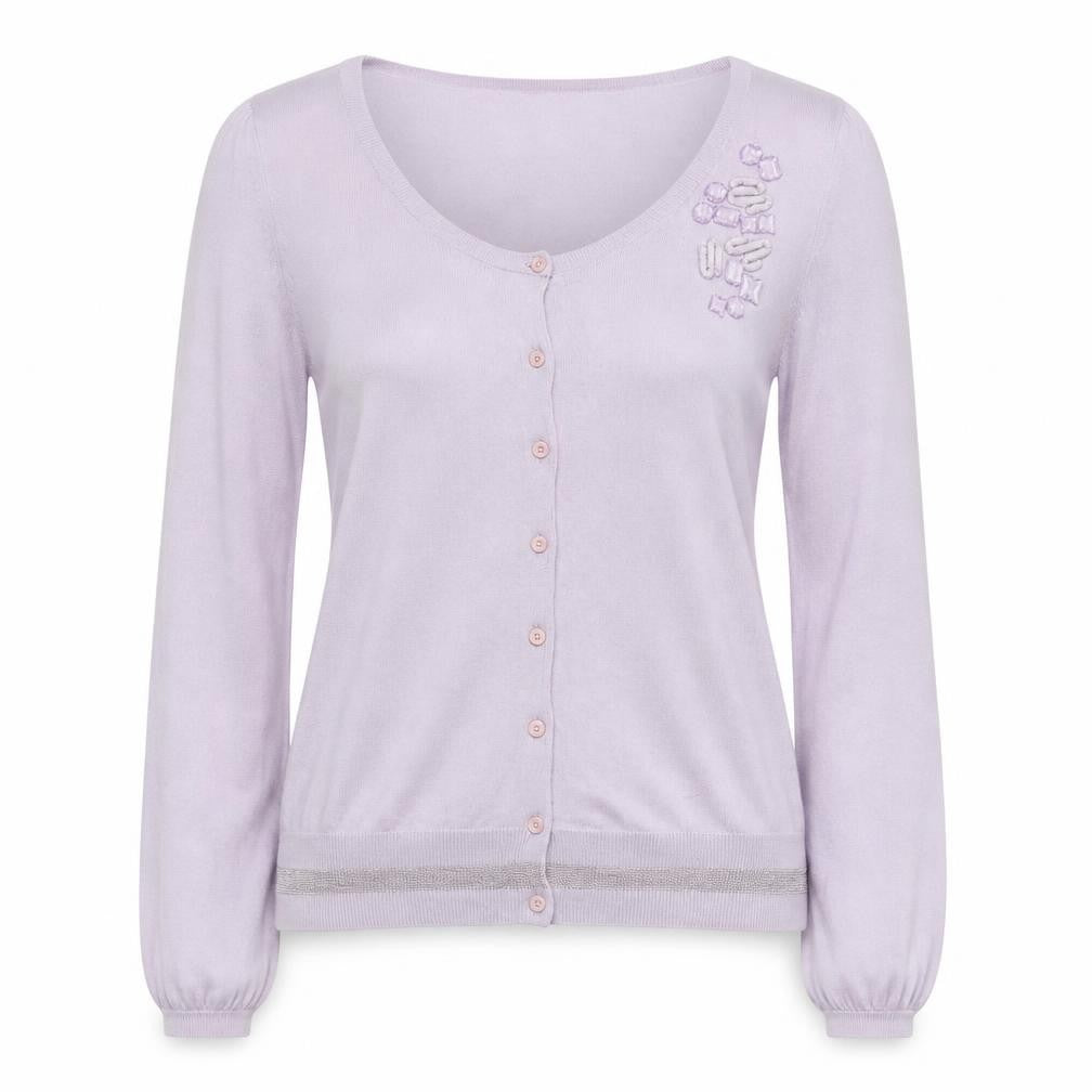 Womens UK Size M Episode Purple Cardigan Jumper