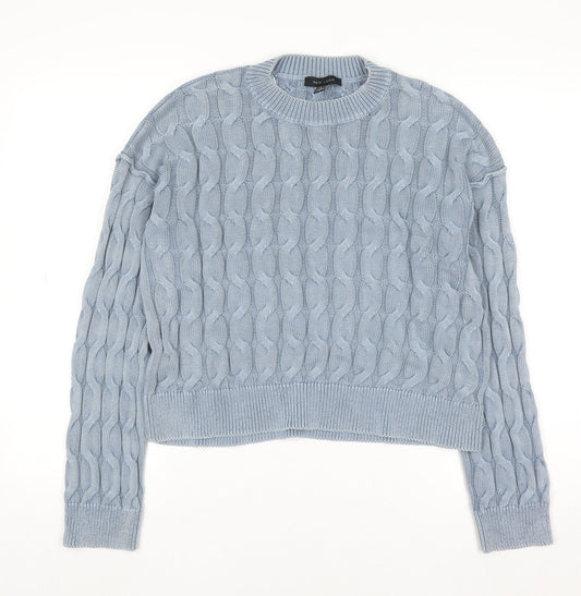 Womens UK Size M New Look Blue Pullover Jumper