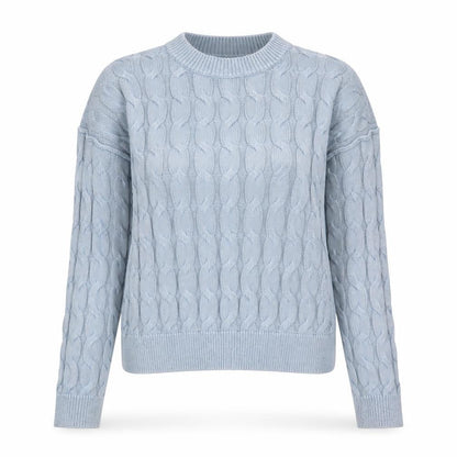 Womens UK Size M New Look Blue Pullover Jumper