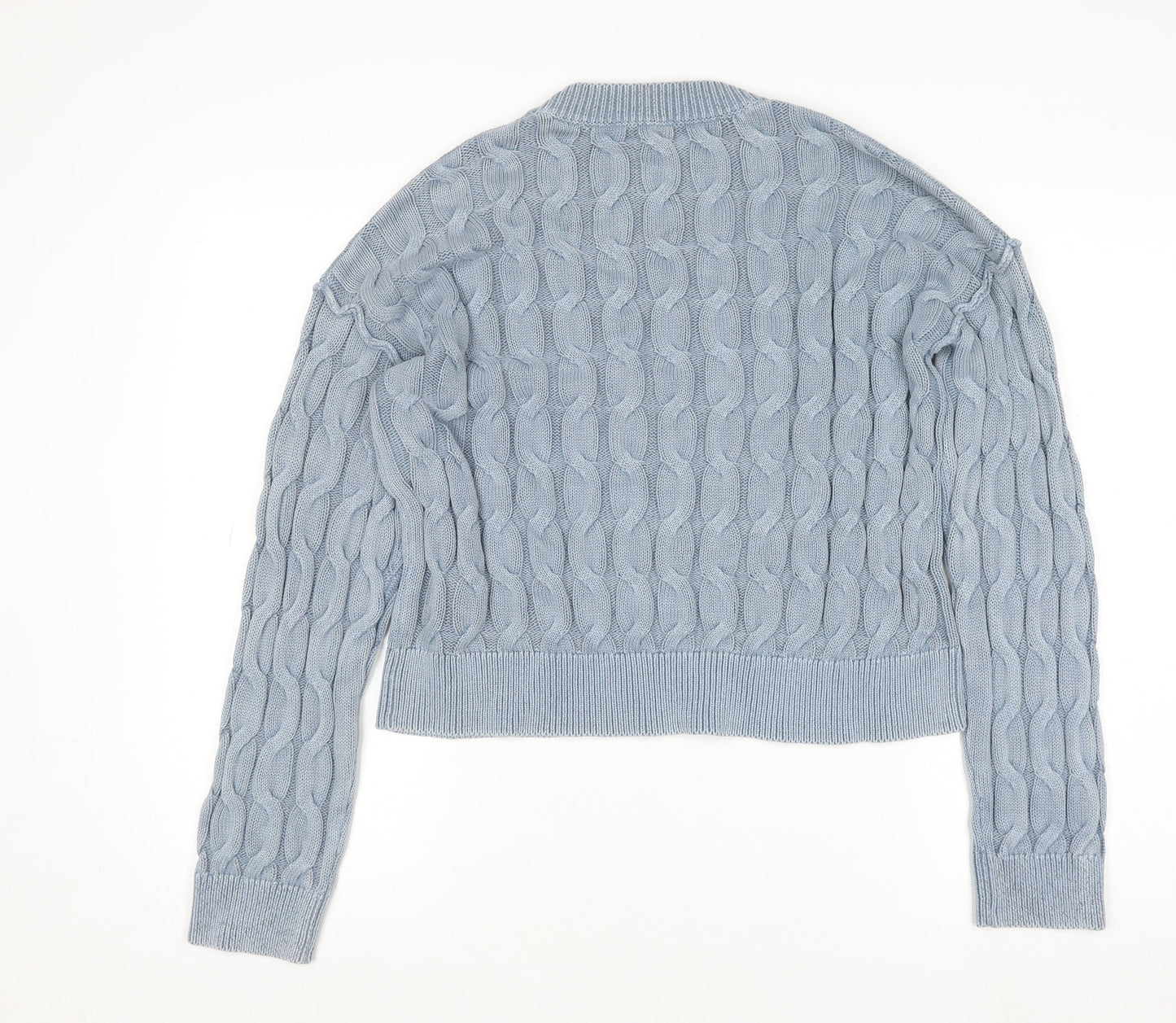 Womens UK Size M New Look Blue Pullover Jumper