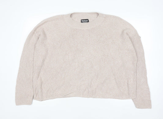 Womens UK Size 14 Barbour Beige Pullover Jumper