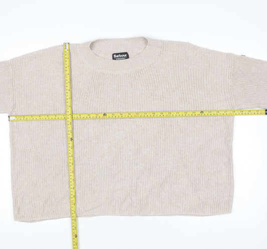 Womens UK Size 14 Barbour Beige Pullover Jumper