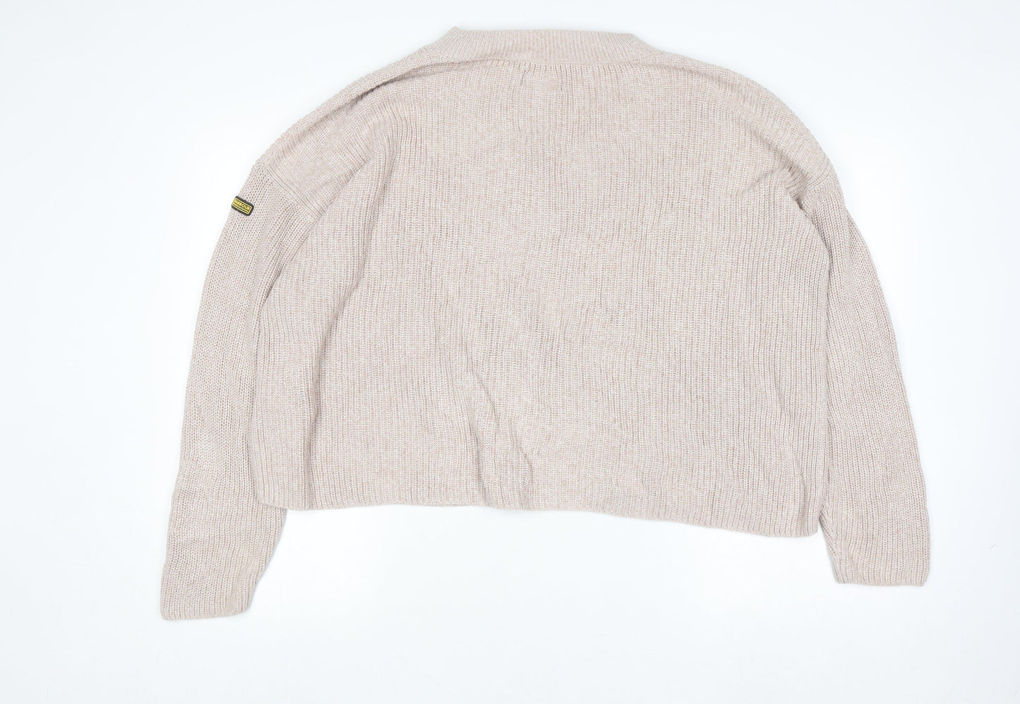 Womens UK Size 14 Barbour Beige Pullover Jumper
