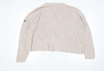 Womens UK Size 14 Barbour Beige Pullover Jumper