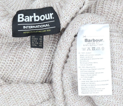 Womens UK Size 14 Barbour Beige Pullover Jumper