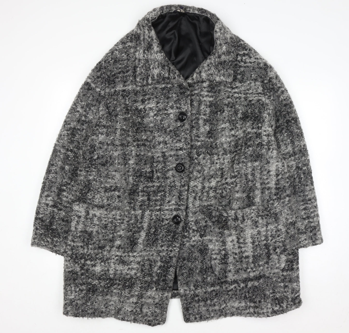 Womens UK Size 20 Marks and Spencer Grey Overcoat