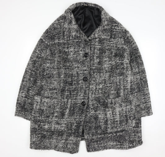 Womens UK Size 20 Marks and Spencer Grey Overcoat