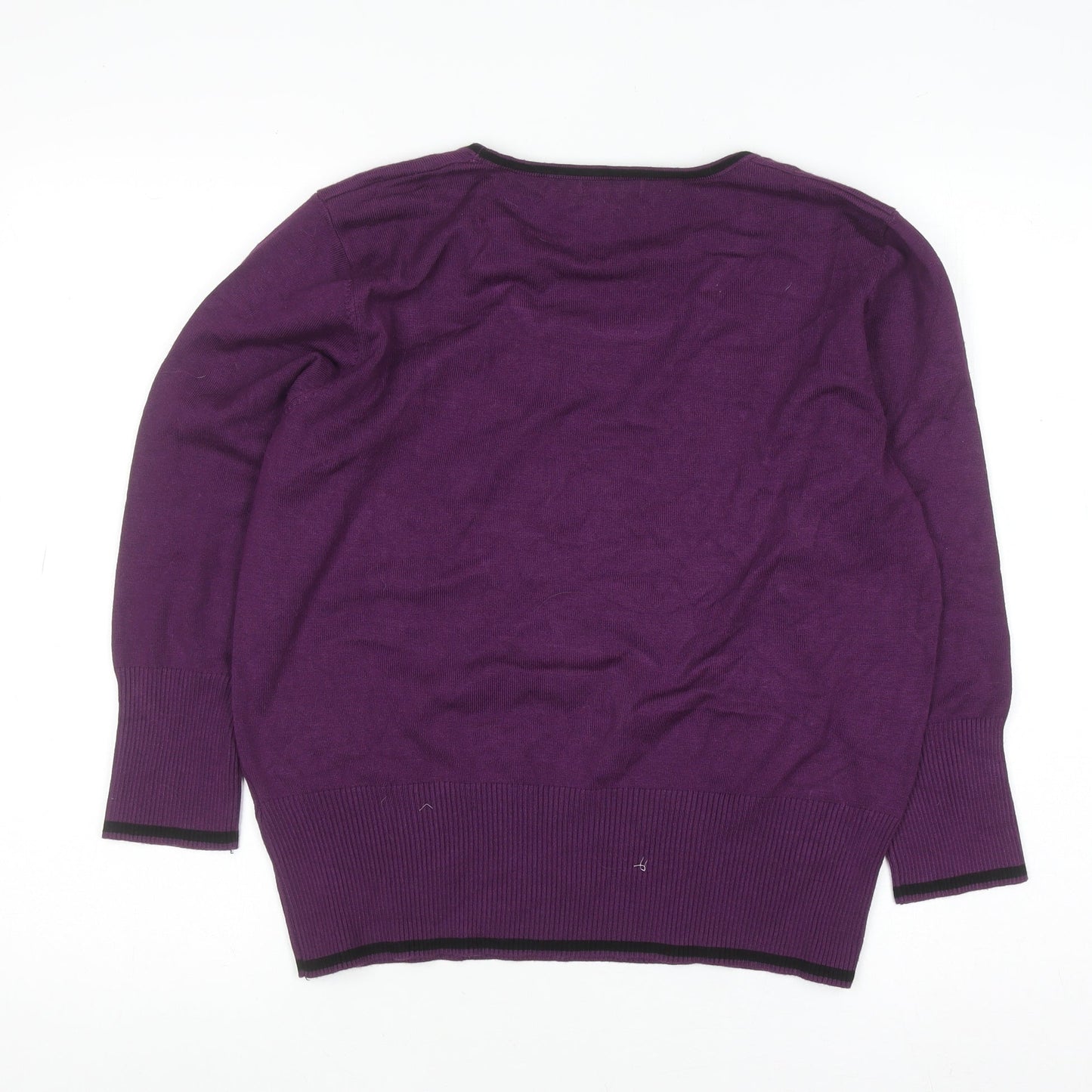 Womens UK Size 18 Roman Purple Pullover Jumper