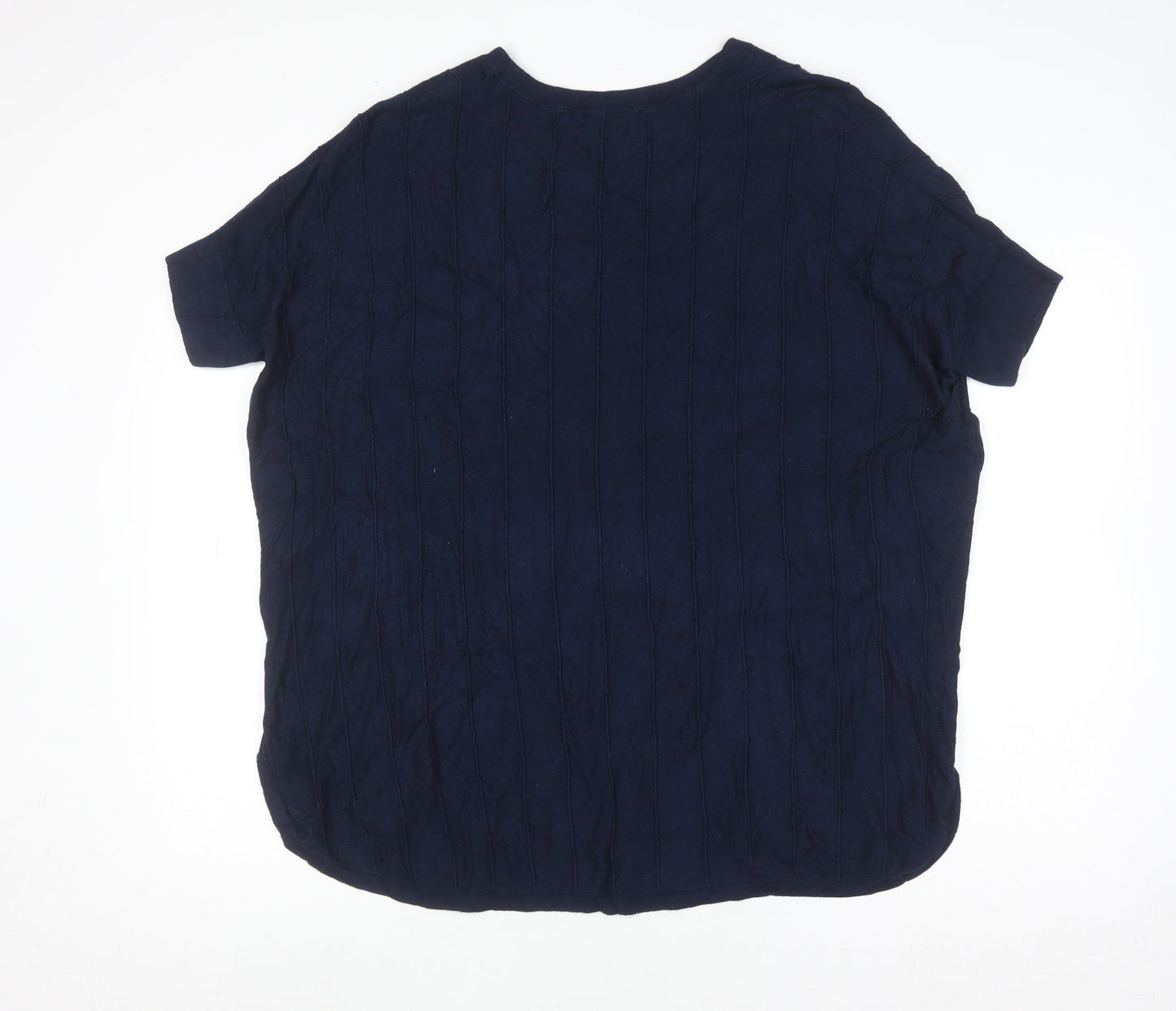 Womens UK Size 14 TU Blue Basic T-Shirt