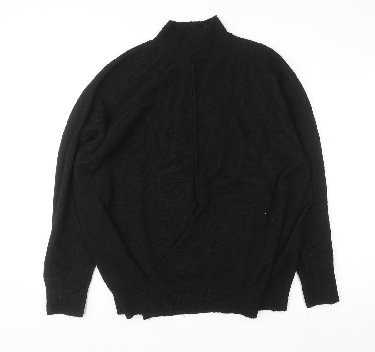 Womens UK Size M River Island Black Pullover Jumper