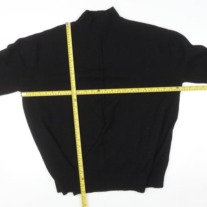 Womens UK Size M River Island Black Pullover Jumper