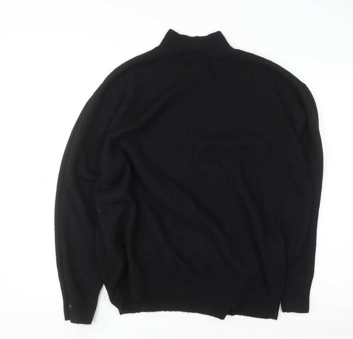 Womens UK Size M River Island Black Pullover Jumper